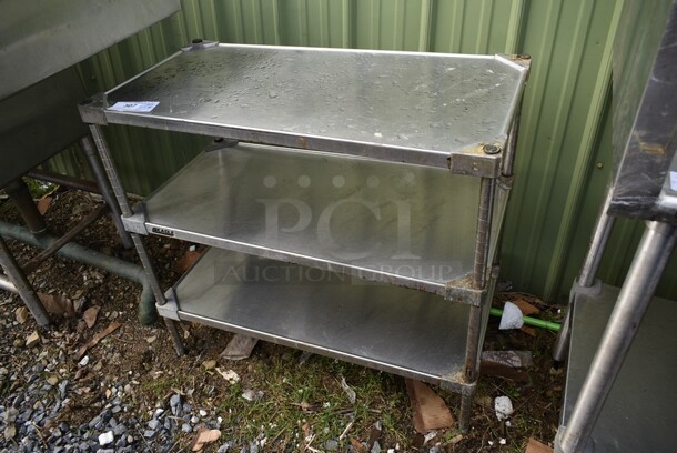 Stainless Steel 3 Tier Shelving Unit.