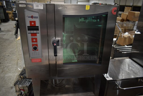 Cleveland OES-10.20 Stainless Steel Commercial Electric Powered Combitherm Convection Oven on Stand. 208/240 Volts, 3 Phase. 
