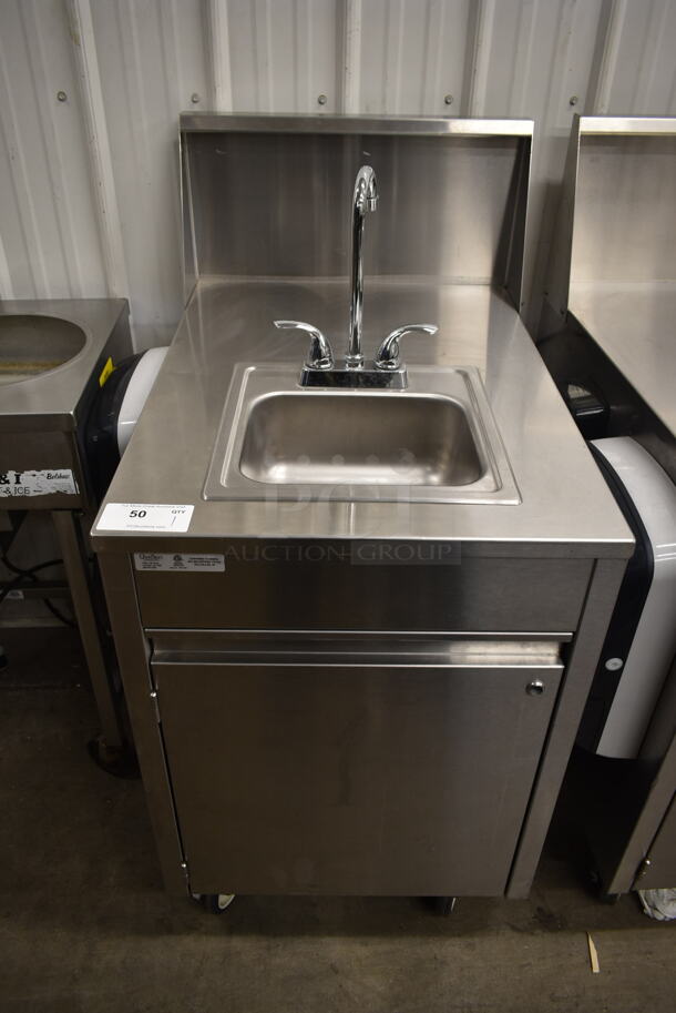 Regency 21 x 18 Stainless Steel Drop-In Hand Sink with Ice Bin