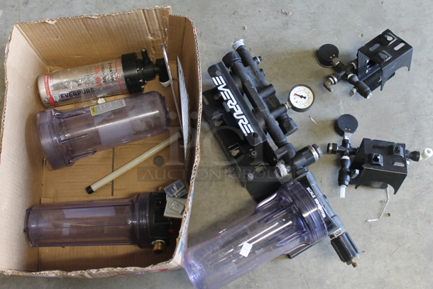 ALL ONE MONEY! Lot of Various Parts To Everpure Water Filtration System