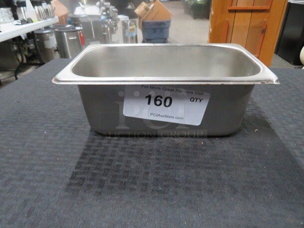 One 1/4 Size 4 Inch Deep Hotel Pan.