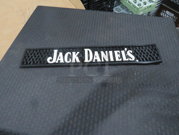 One 20.5X3.5 Jack Daniels Bar Mat.