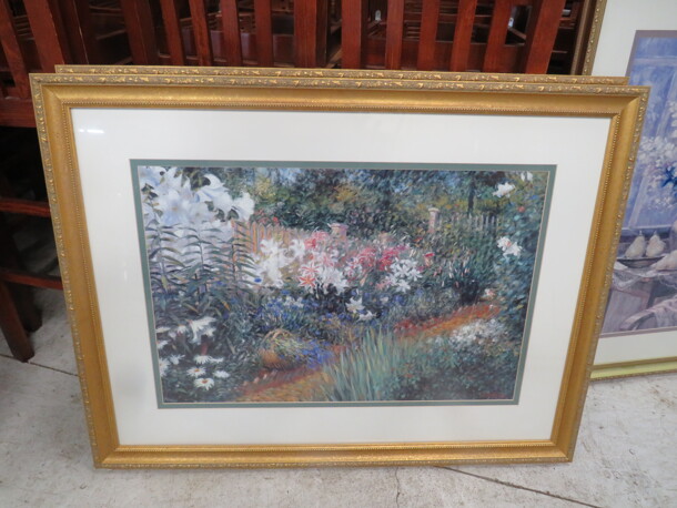 One 42X32 Beautiful Framed Matted Picture.