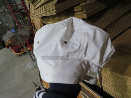 One NEW White Chef Hat.