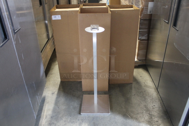 24 BRAND NEW WITH BOX! Advance Tabco SST-36 36" Tall Sanitizer Stand. 24 Times Your Bid! 