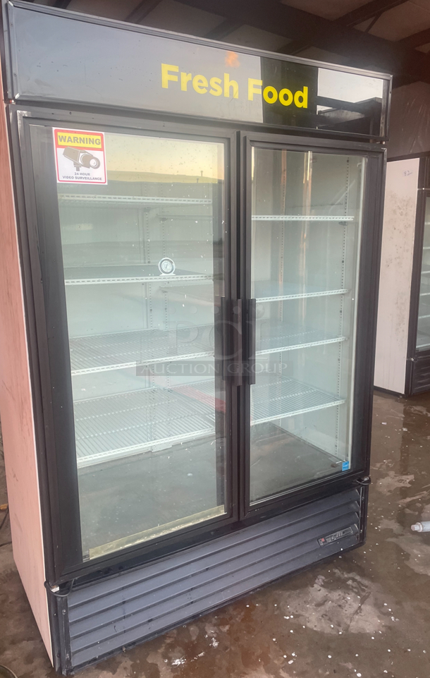 True 2 Glass Door Refrigerator/ Tested and Working Great
