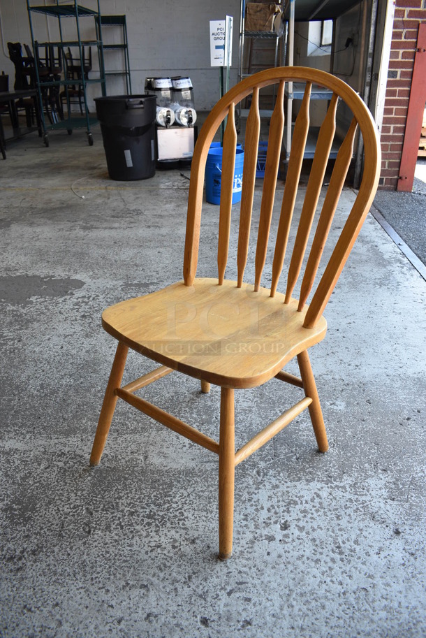 4 Wooden Dining Chairs. 18x18x39. 4 Times Your Bid!