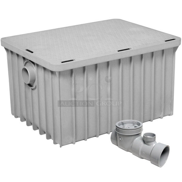 BRAND NEW SCRATCH AND DENT! Endura 3935A03 70 lb. 35 GPM Grease Trap with 3" Hub