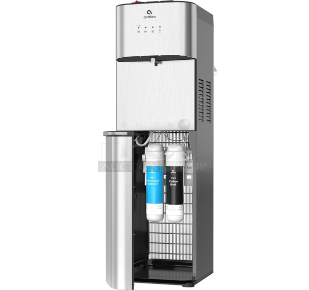 BRAND NEW IN BOX! Avalon A5BOTTLELESS Stainless Steel Self Cleaning UV Bottom Loading Water Cooler. 115 Volts, 1 Phase. 