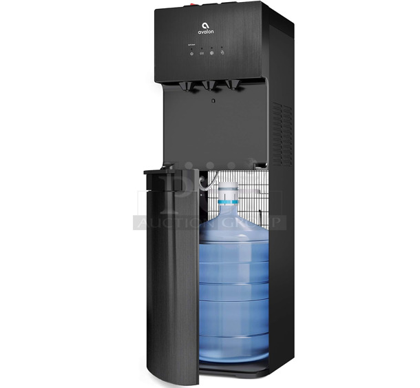 BRAND NEW IN BOX! Avalon A3BLK Stainless Steel Bottom Loading Water Cooler. 115 Volts, 1 Phase. - Item #1127047