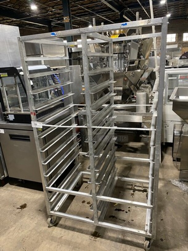 Channel Commercial Pan Transport Rack! Holds Full Size Pans! On Casters!