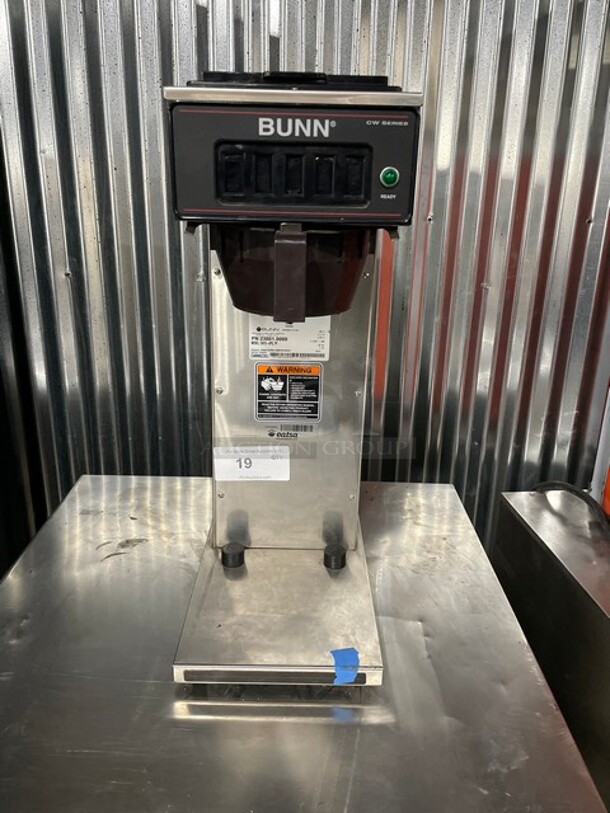 Bunn Stainless Steel Commercial Countertop Coffee Machine! MODEL CW15-APS 120V 1PH - Item #1116811