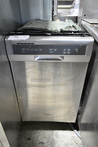 Whirlpool WDF518SAAM Stainless Steel Undercounter Dishwasher. 120 Volts, 1 Phase. 