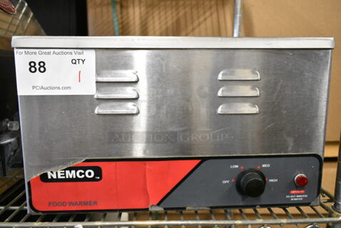 Nemco 6055A Stainless Steel Commercial Countertop Food Warmer. 115 Volts, 1 Phase. 