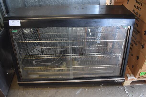 Adcraft HD-48 Metal Commercial Heated Display Case Merchandiser. 120 Volts, 1 Phase. Tested and Working!