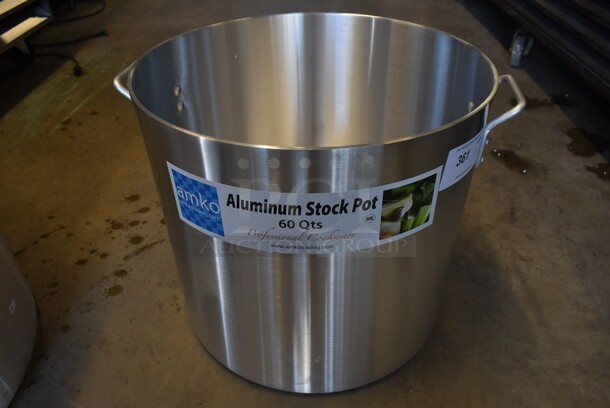 BRAND NEW! Amko Aluminum 60 Quart Stock Pot.