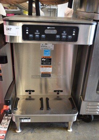 2020 Bunn ICB TWIN SH ENERGY STAR Stainless Steel Commercial Countertop Double Coffee Machine w/ Hot Water Dispenser. 120/208 Volts, 1 Phase. 