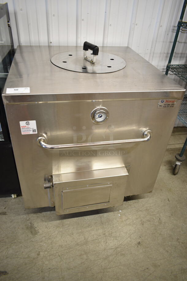 Stainless Steel Commercial Tandoori Tandoor Oven on Commercial Casters. - Item #1118679