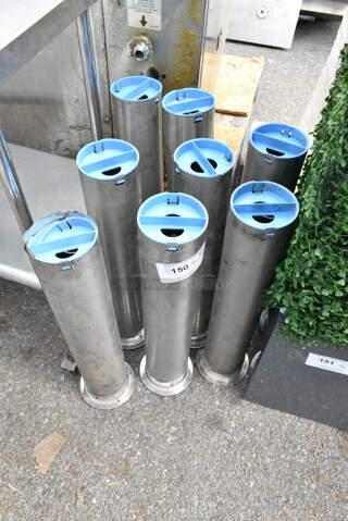 8 Metal Cup Dispensers. 8 Times Your Bid!