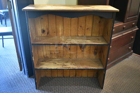 Wooden Bookshelf. (check in) 