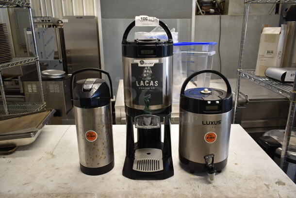 3 Various Beverage Holder Dispensers Including Air Pot. 3 Times Your Bid!