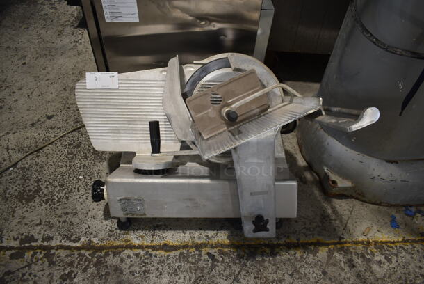 Bizerba SE 12 US Stainless Steel Commercial Countertop Meat Slicer. 120 Volts, 1 Phase. Tested and Working!