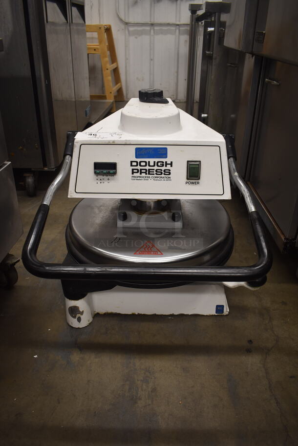 DoughPro DP1100 Commercial Countertop Manual Pizza Dough Press. 120V. Tested and Working!