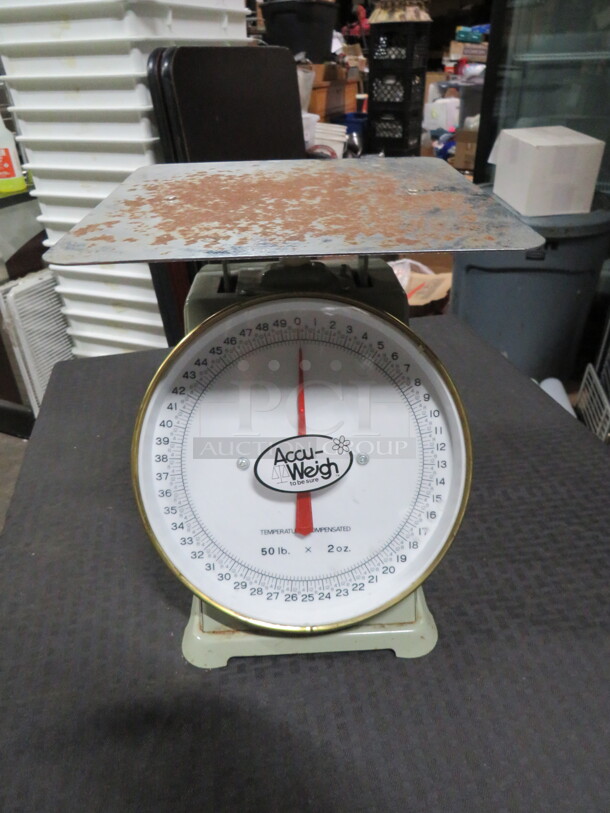 One Accu-Weigh Scale. - Item #1126743