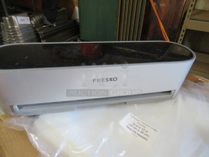 One Fresko Automatic  Vacuum Sealer With Bags. #V8. 120 Volt.