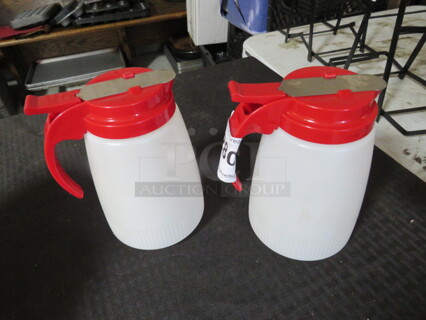 Poly Syrup Dispenser. 2XBID