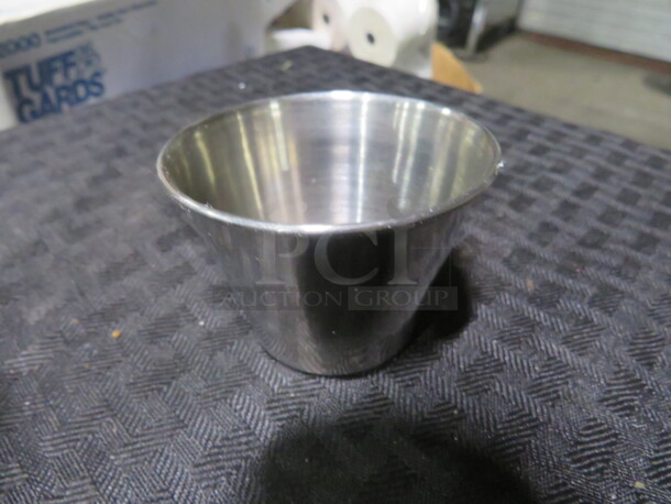 DOZEN NEW Winco 2-1/2oz Stainless Steel Condiment Cup. #SCP-25. 2XBID. 24 Total Cups.