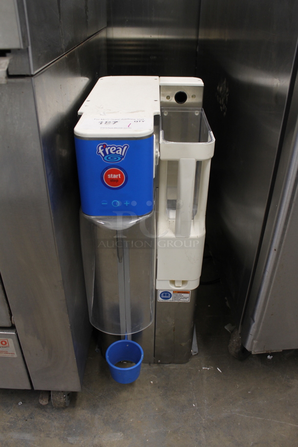 F'real FRLB7 Stainless Steel Commercial Countertop Milkshake Mixing Machine. 120 Volts, 1 Phase. Tested and Working!