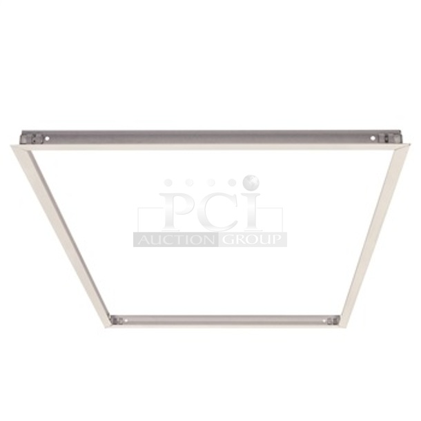 NEW Nora Recessed Mounting Kit For 2X4 LED Back Lit Panel. # NPD-24RFK/W. 2XBID