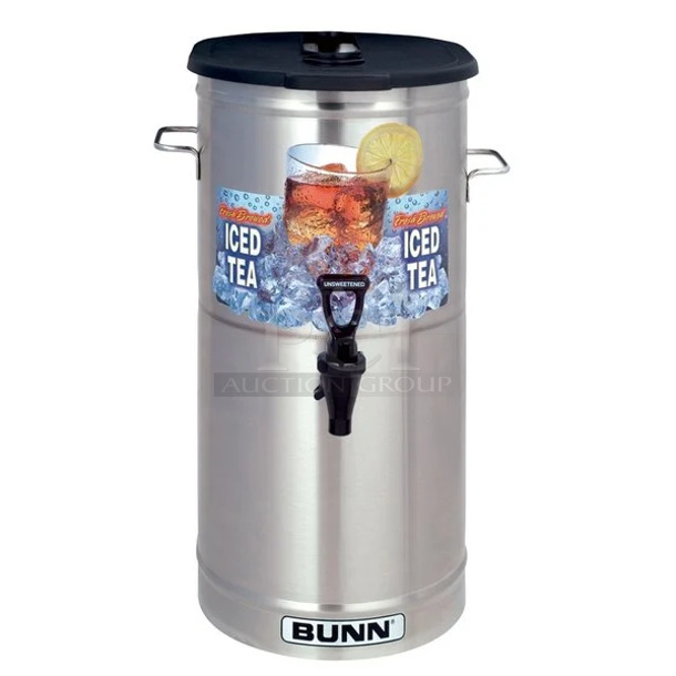 BRAND NEW SCRATCH AND DENT! Bunn 34100.0002 TDO-4 4 Gallon Iced Tea Dispenser with Brew-Through Lid