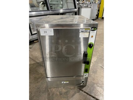 LoLo Commercial Countertop Electric Powered Steamer! All Stainless Steel! Model: ST6E SN: J14171911 208/240V 1/3 Phase