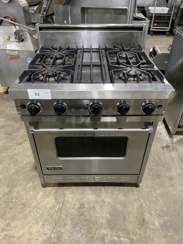 Viking Professional 4 Burner Range With Convection Oven! On Legs! 