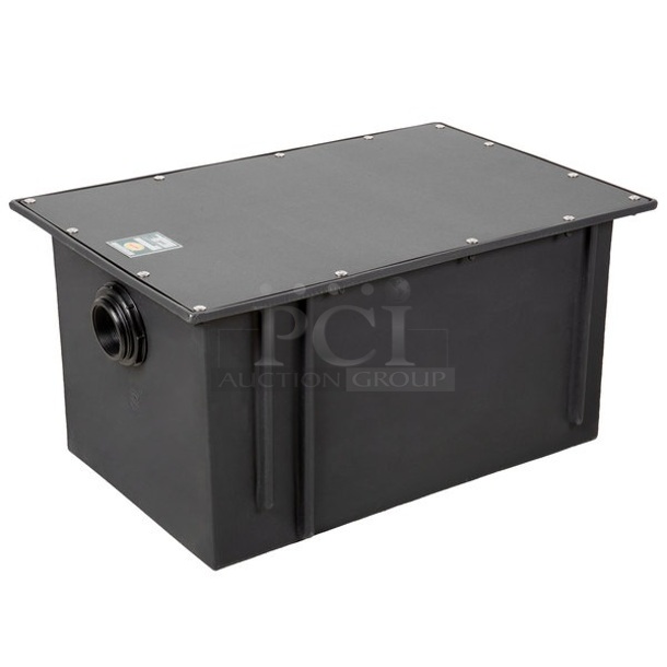 BRAND NEW SCRATCH AND DENT! Ashland PolyTrap 1414850 4850 100 lb. Grease Trap with Threaded Connections
