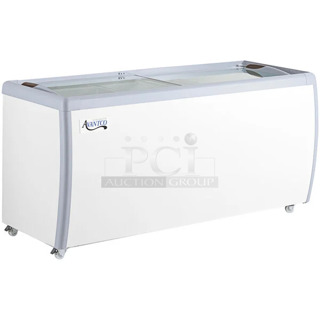 BRAND NEW SCRATCH AND DENT! Avantco 360ADC12HC 71" Customizable Ice Cream Dipping Cabinet. 120 Volts, 1 Phase. Tested and Powers On But Does Not Get Cold