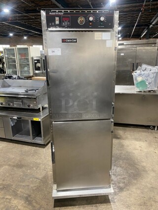 Cres Cor Commercial Full Height Electric Powered Double Door Roast-N-Hold Convection Oven! With Built In Pan Racks! 208V 1 Phase! Model: CO151F1818B2081 SN: CBB-R3529!