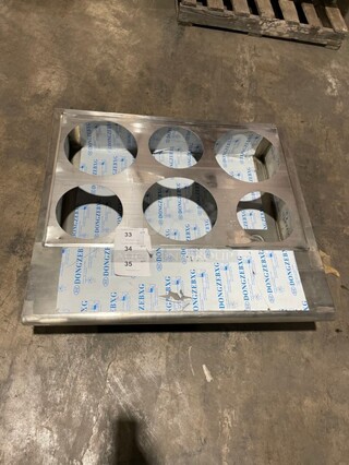 NICE! All Stainless Steel 6 bay Drop in Steam Table Insert!