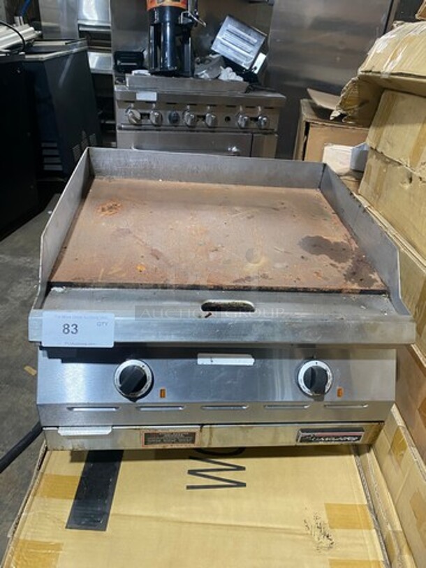 Garland Commercial Countertop Electric Powered Flat Top Griddle! With Back And Side Splashes! All Stainless Steel! WORKING WHEN REMOVED! Model: ED24G SN: 1011100101701 208V