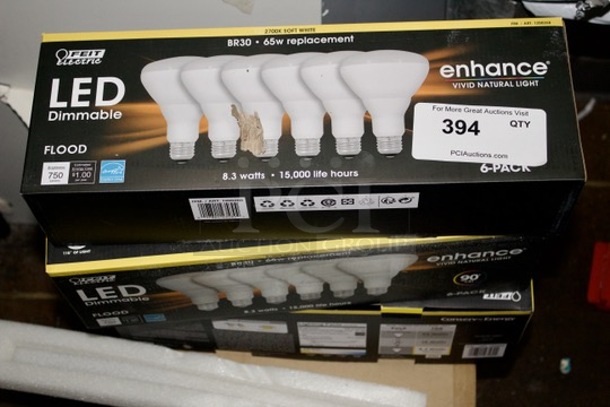 3 Boxes Of LED Dimmable Flood Lights