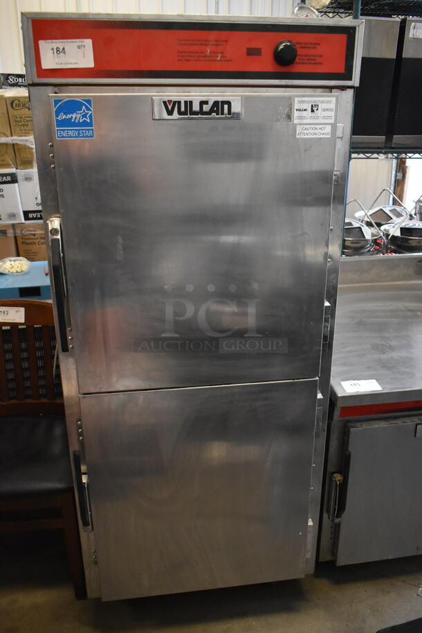 Vulcan VBP15i ENERGY STAR Stainless Steel Commercial Heated Holding Cabinet on Commercial Casters. 120 Volts, 1 Phase. Tested and Working!