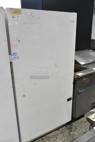 Frigidaire FFFH17F2QWB Metal Single Door Reach In Freezer. 115 Volts, 1 Phase. Tested and Working!