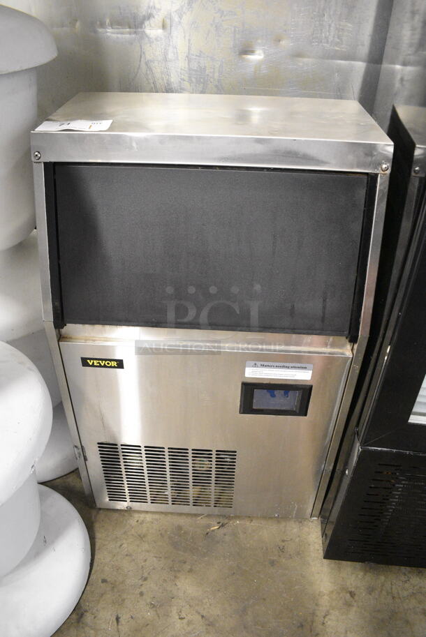 Vevor ZBJ70KGSYPPSB0001V1 Stainless Steel Commercial Undercounter Self Contained Ice Machine. 110 Volts, 1 Phase. - Item #1127633