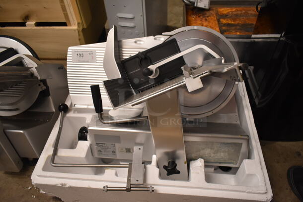 Bizerba GSP HD Metal Commercial Countertop Meat Slicer. 120 Volts, 1 Phase. Tested and Working!