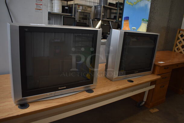 2 Panasonic Model CT-27SL15 27" Televisions. Buyer Must Pick Up - We Will Not Ship This Item.  2 Times Your Bid!