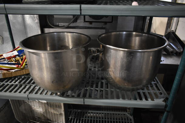 2 Hobart A 200 / 20 SST Stainless Steel Commercial 20 Quart Mixing Bowls. 2 Times Your Bid!