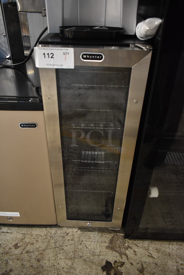 BRAND NEW SCRATCH AND DENT! Whynter BBR-638SB Stainless Steel Built In 60 Can Beverage Cooler Merchandiser with Lock. 115 Volts, 1 Phase. Tested and Working!