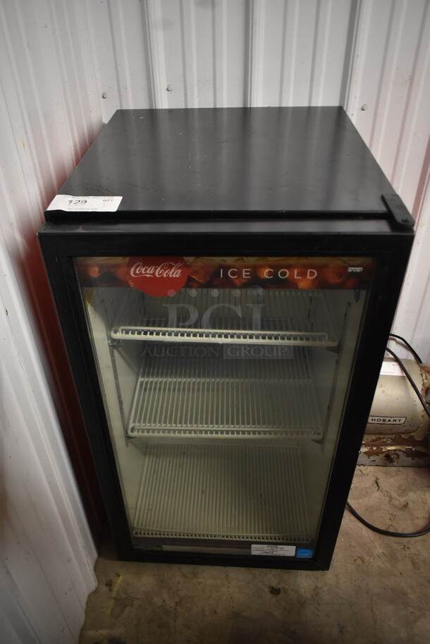 Frigoglass UR30-CC Metal Commercial Mini Cooler Merchandiser. 115 Volts, 1 Phase. Tested and Powers On But Does Not Get Cold